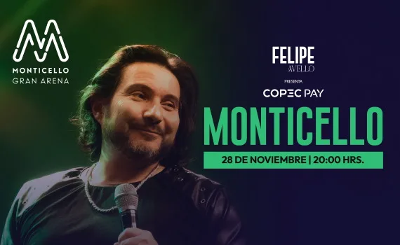 Show de Felipe Avello en Gran Arena Monticello