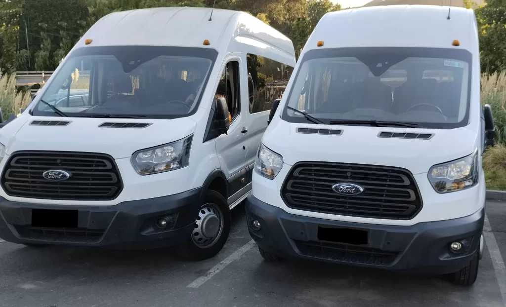Flota de Minibuses apta para Viajes especiales en Van